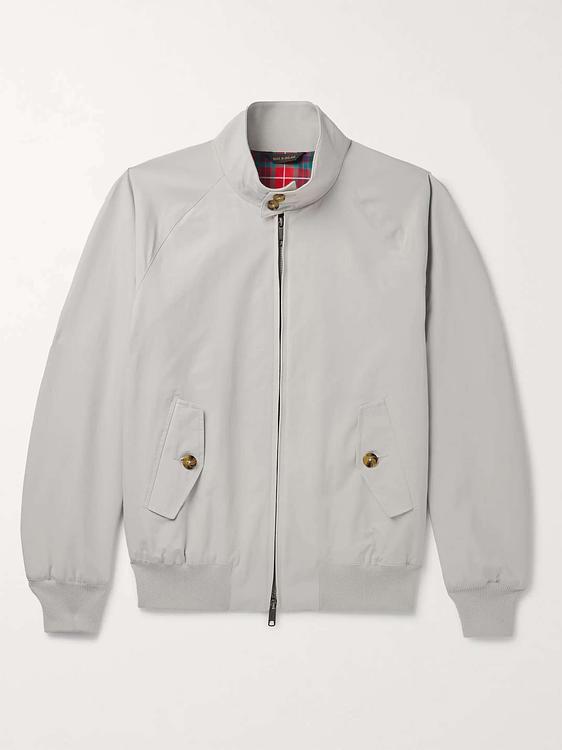 Grey casual jacket from Baracuta