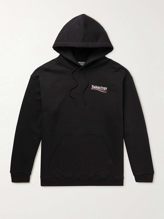 Black hooded sweatshirt from Balenciaga