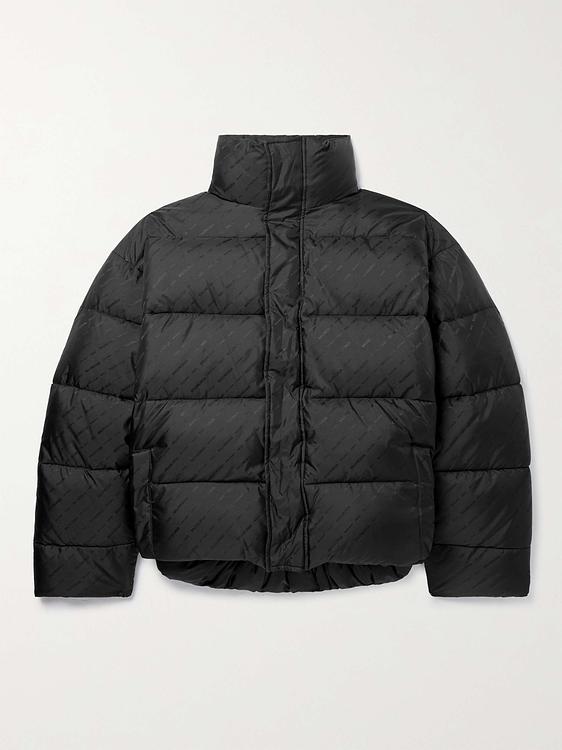 Black down jacket from Balenciaga
