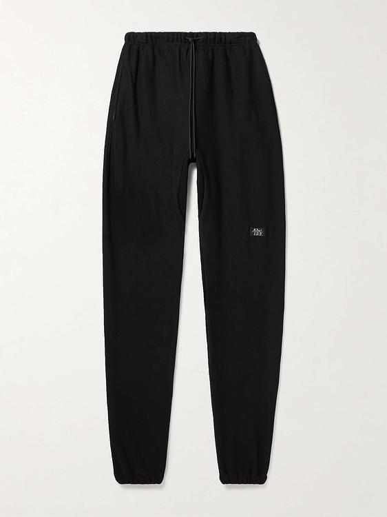 Black sweatpants from Abc. 123.