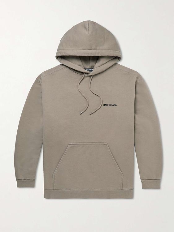 Grey hooded sweatshirt from Balenciaga