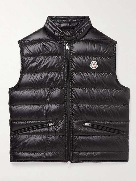 Black vest from Moncler