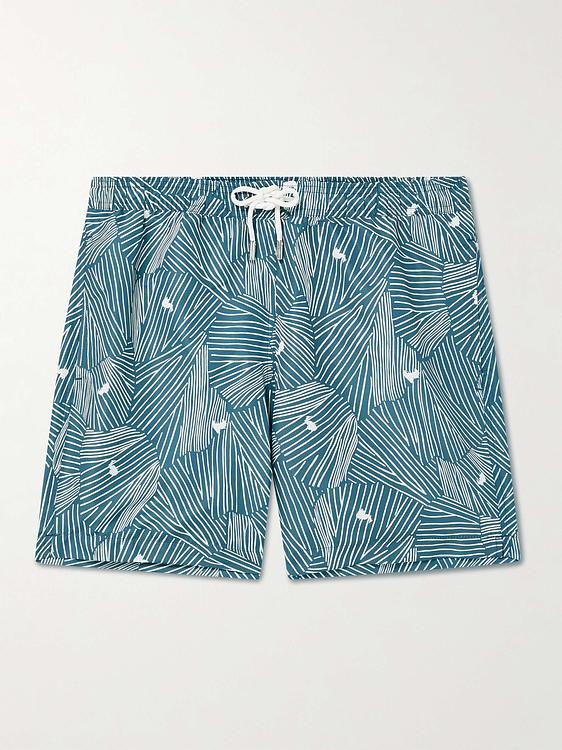 Teal swim shorts from Mr P.