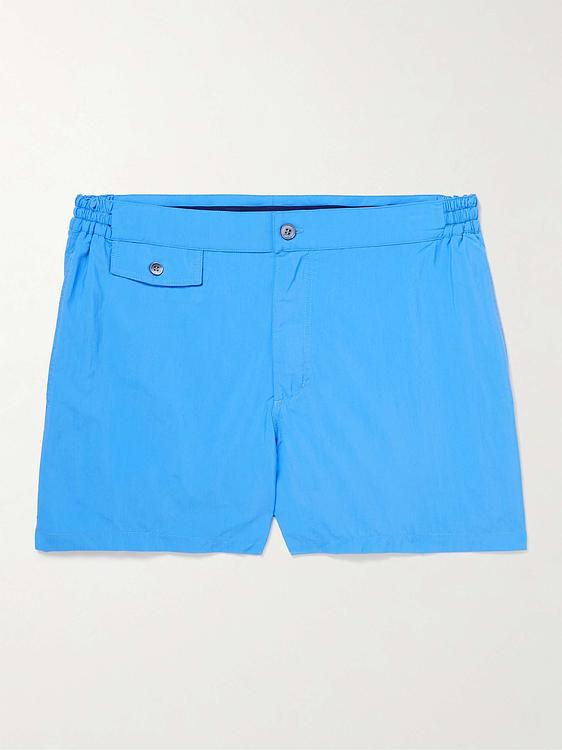 Light blue swim shorts from Incotex