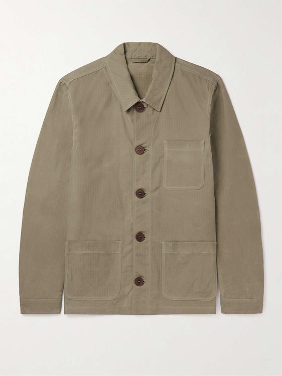 Taupe casual jacket from Purdey