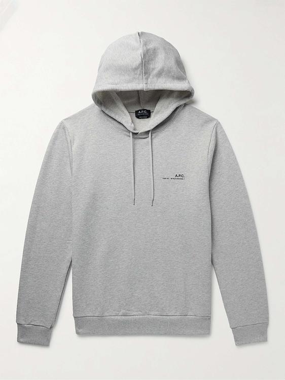 Grey hooded sweatshirt from A.P.C