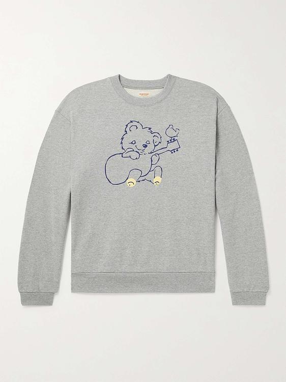 Print grey sweatshirt from Kapital