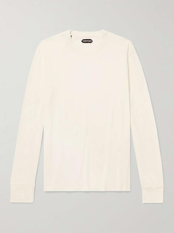 White long sleeve t-shirt from Tom Ford