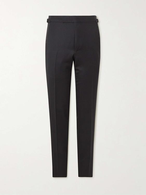 Black tuxedo trousers from Tom Ford