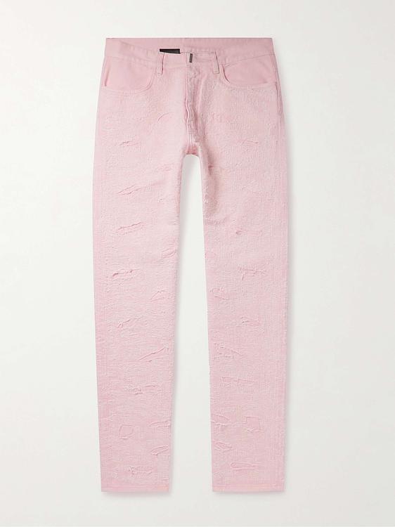 Light pink jeans from Givenchy