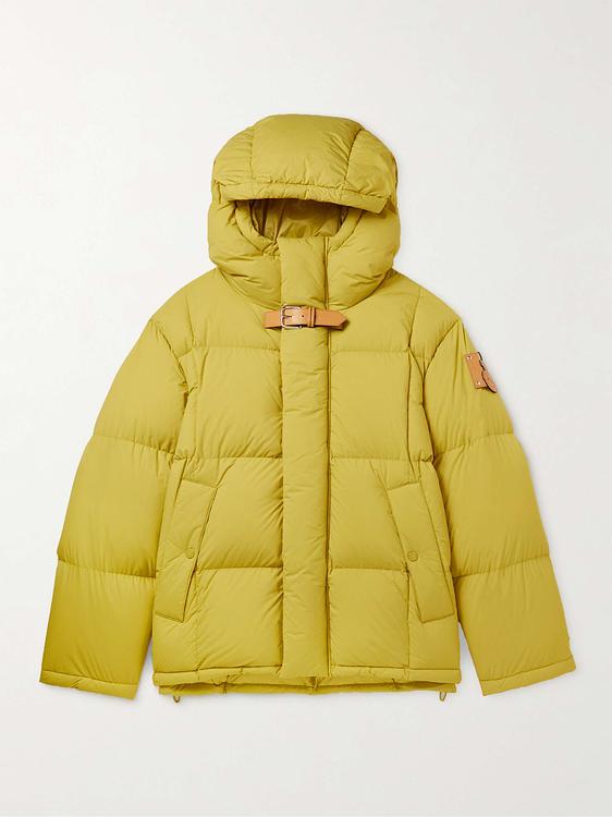 Yellow down jacket from Moncler Genius