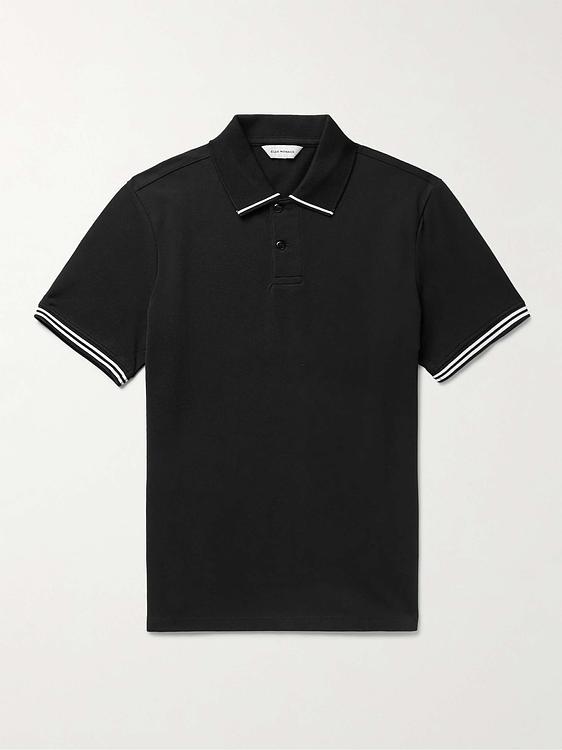 Black short sleeve polo shirt from Club Monaco