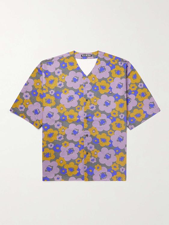 Multicolor short sleeve shirt from Acne Studios