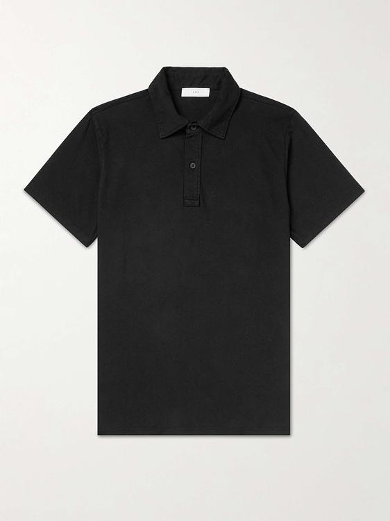 Black short sleeve polo shirt from Save Khaki United