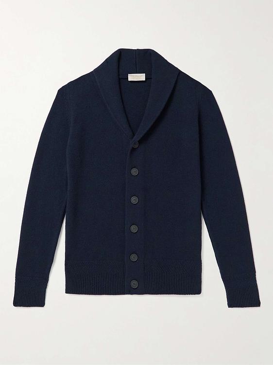 Black cardigan from John Smedley