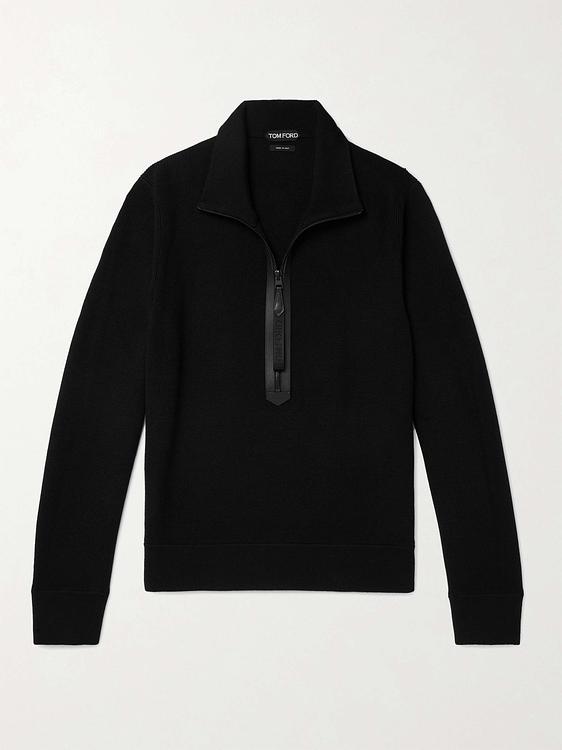 Black half-zip from Tom Ford