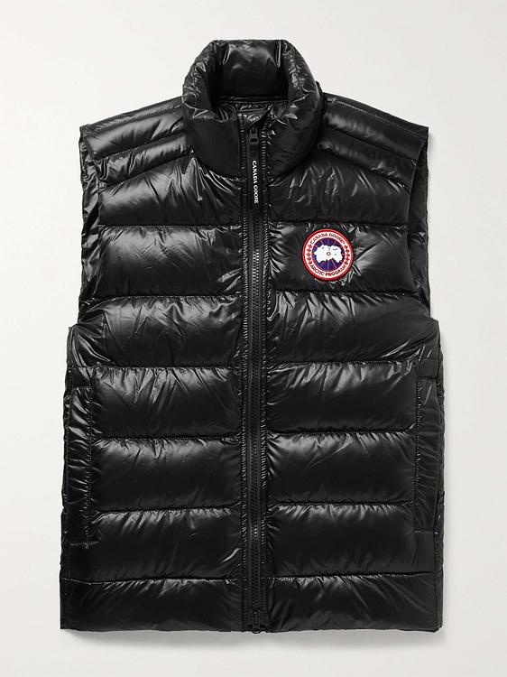 Black vest from Canada Goose