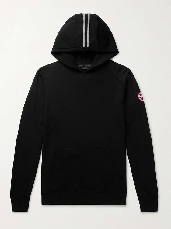 Black hooded sweatshirt from Canada Goose