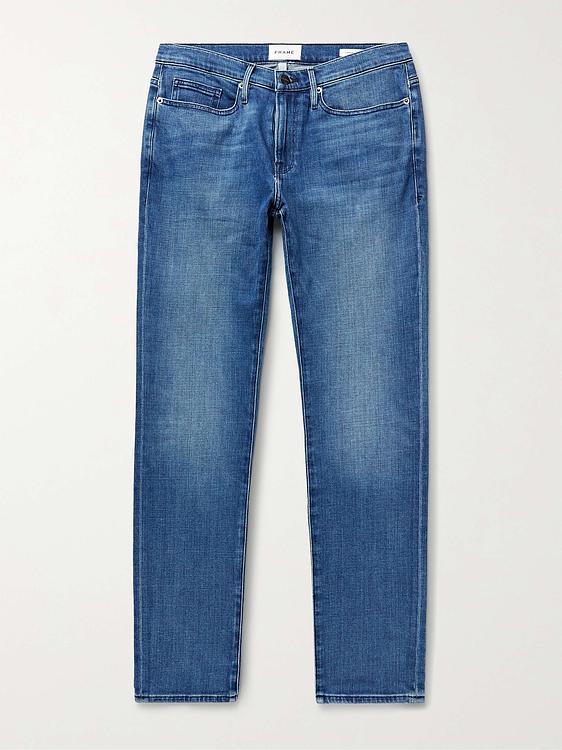 Dark blue jeans from Frame
