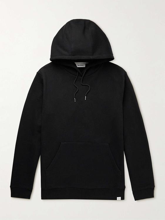 Black hooded sweatshirt from Norse Projects