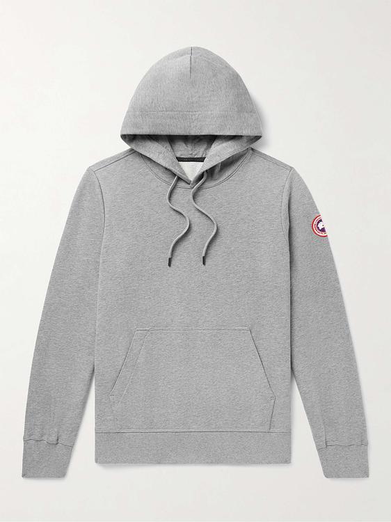 Grey hooded sweatshirt from Canada Goose
