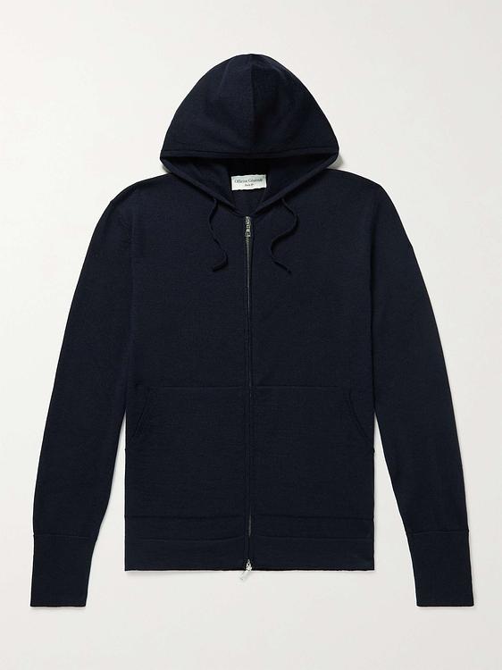 Black hooded sweatshirt from Officine Générale