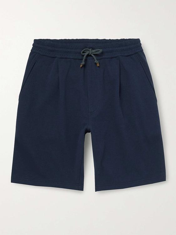 Black sweatshorts from Brunello Cucinelli