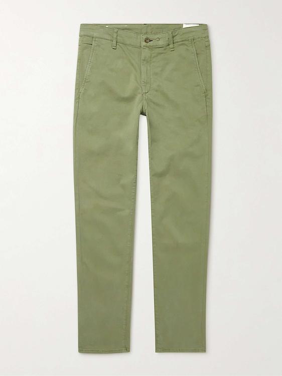 Green chinos from Rag & Bone