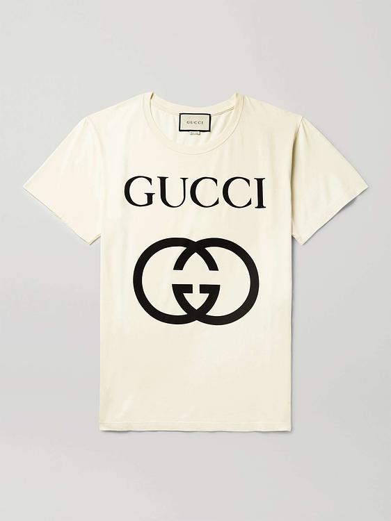 Print white t-shirt from Gucci