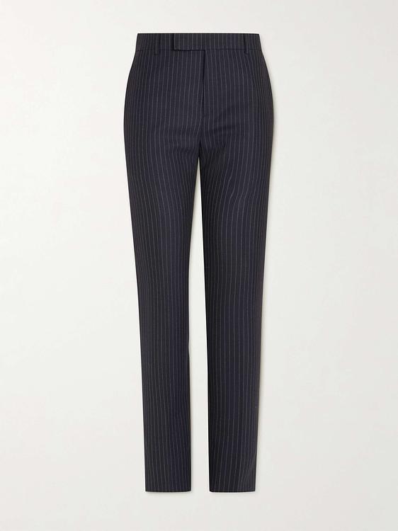 Striped black formal trousers from Celine Homme