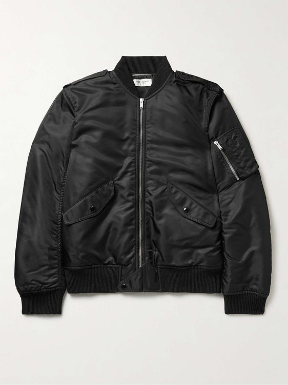 Black bomber jacket from Saint Laurent