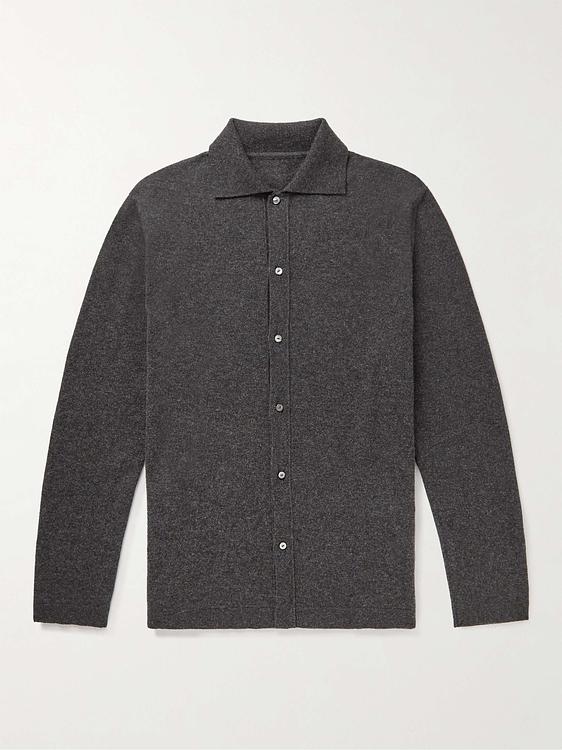 Dark grey casual shirt from Stòffa