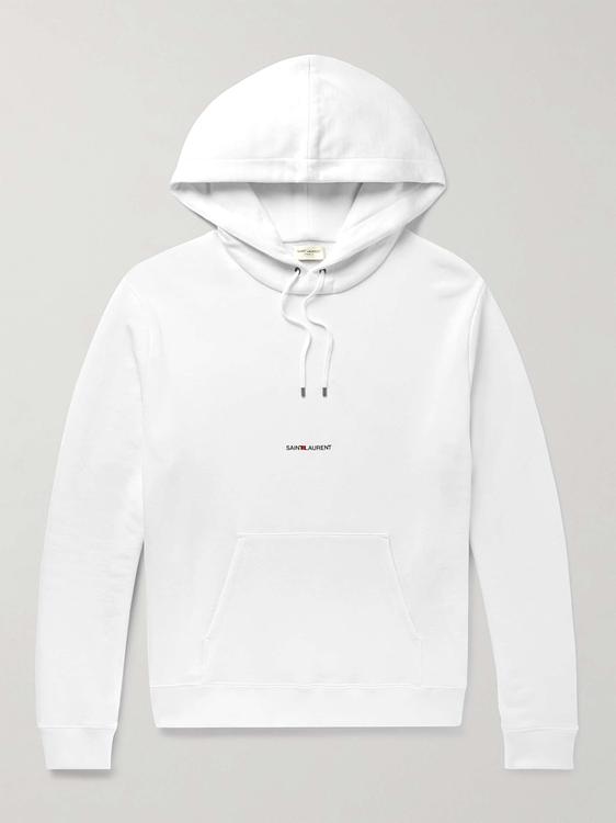 White hooded sweatshirt from Saint Laurent