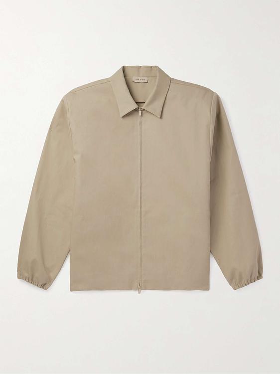 Taupe bomber jacket from Fear Of God