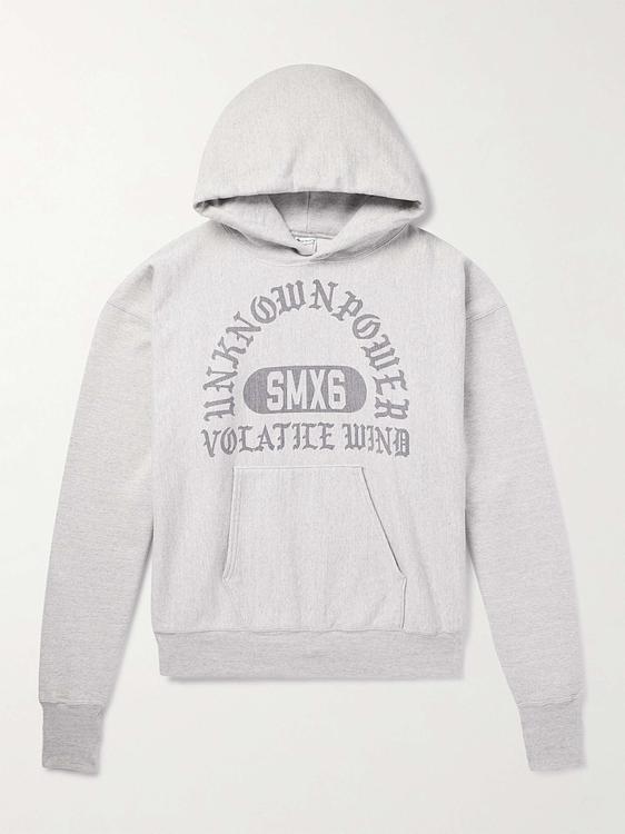 Print white hooded sweatshirt from Saint Mxxxxxx