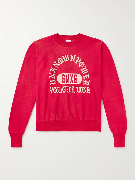 Print red sweatshirt from Saint Mxxxxxx