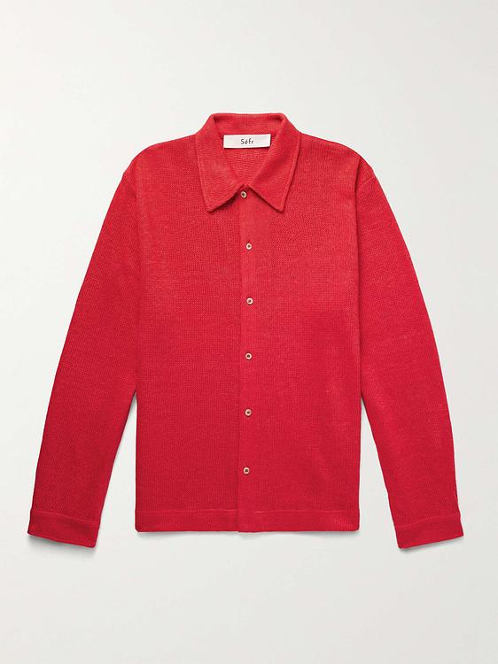 Red casual shirt from Séfr