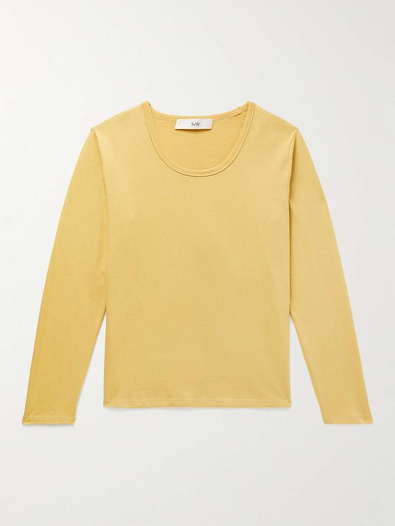 Beige long sleeve t-shirt from Séfr