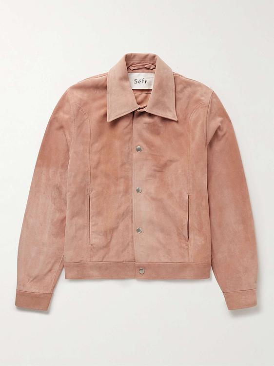 Peach casual jacket from Séfr