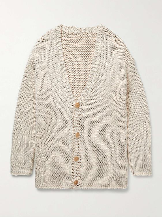 Beige cardigan from The Row
