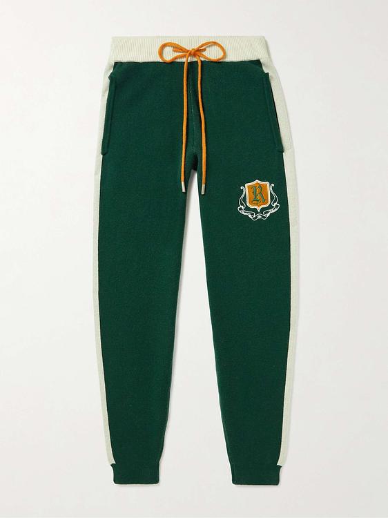 Print dark green sweatpants from Rhude