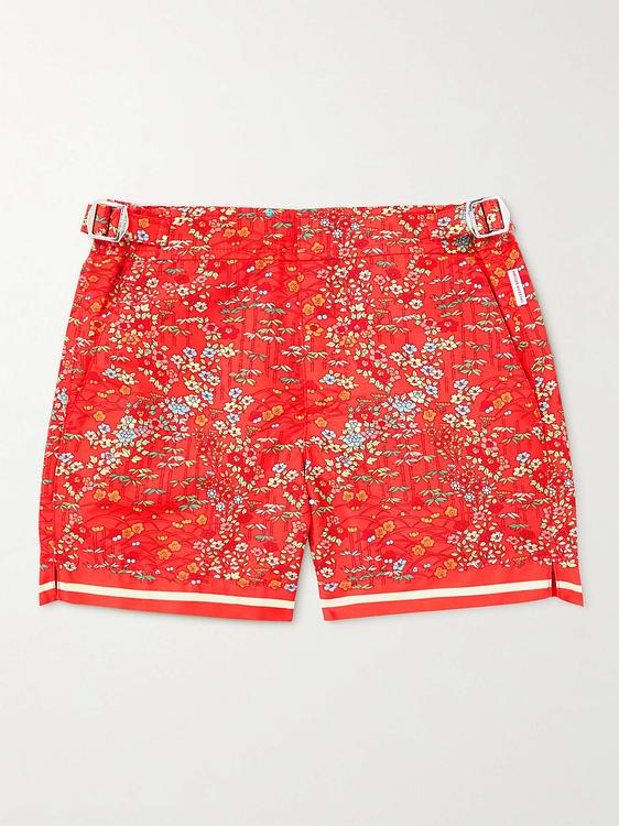 Red swim shorts from Orlebar Brown Kids