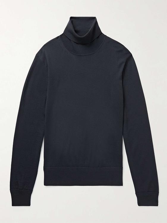Black turtleneck from Tom Ford