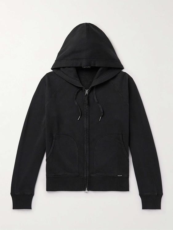Black hooded sweatshirt from Tom Ford