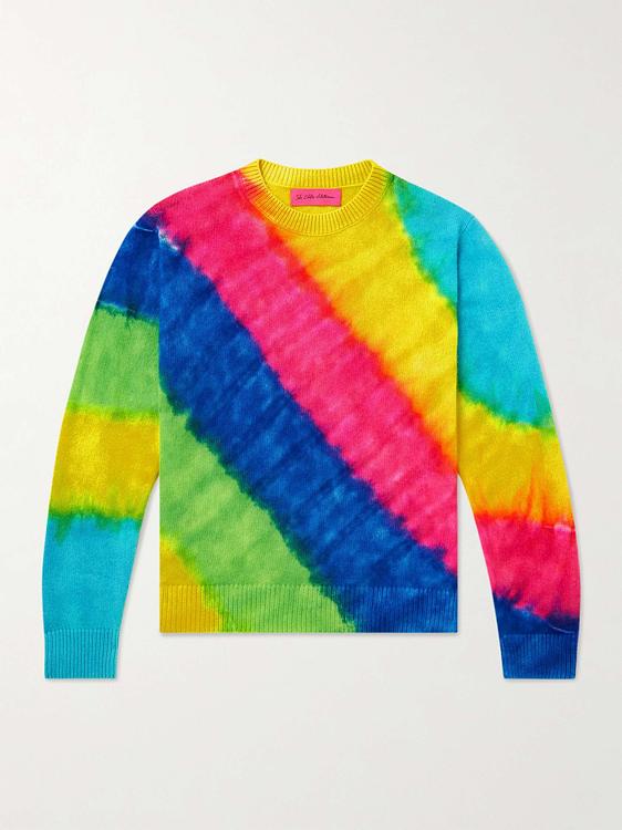 Multicolor cashmere sweater from The Elder Statesman