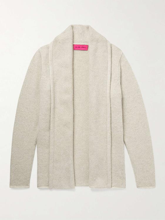 Beige cardigan from The Elder Statesman