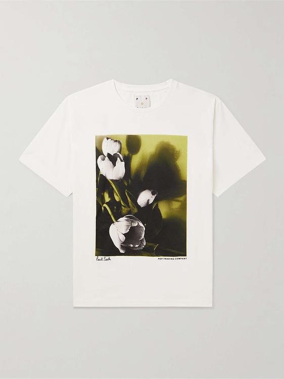 Print white t-shirt from Pop Trading Company