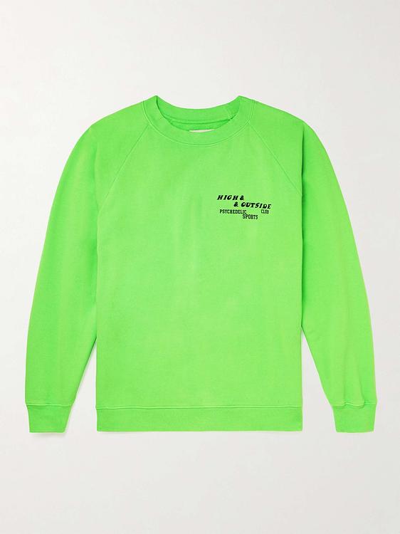 Print light green sweatshirt from Pasadena Leisure Club
