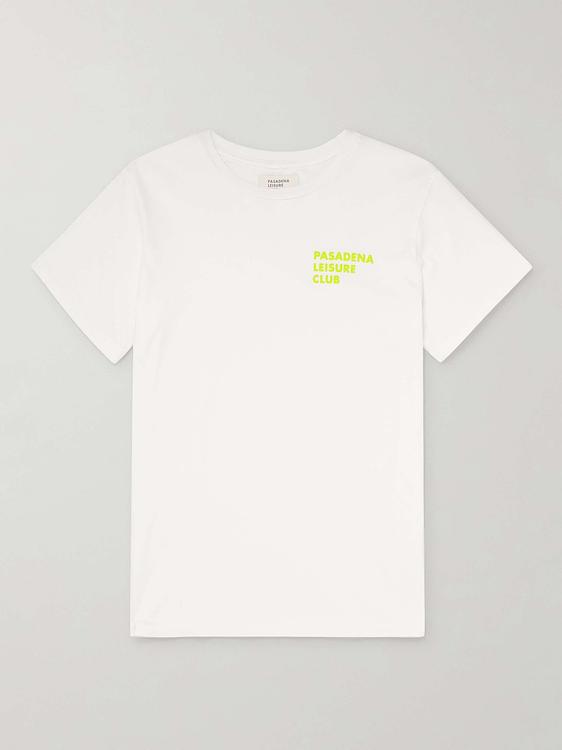 Print white t-shirt from Pasadena Leisure Club