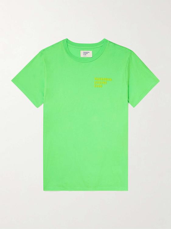 Light green t-shirt from Pasadena Leisure Club